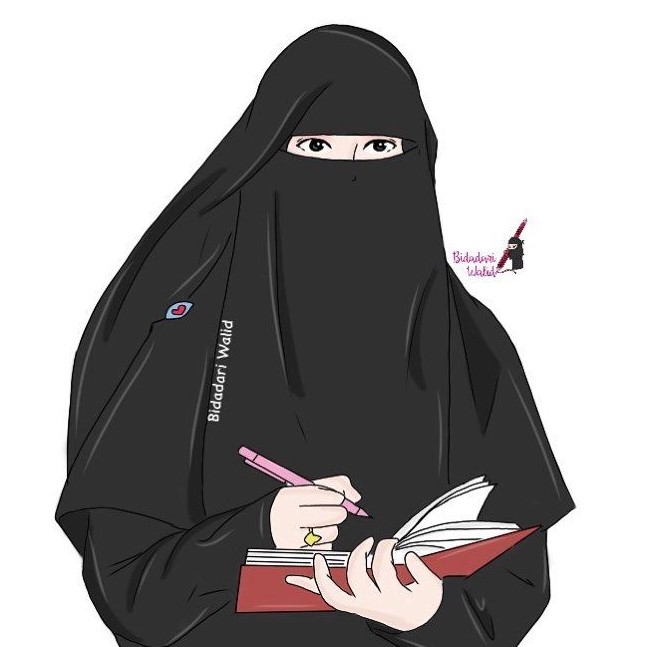 555 Gambar kartun  muslimah  berhijab terbaru 2021