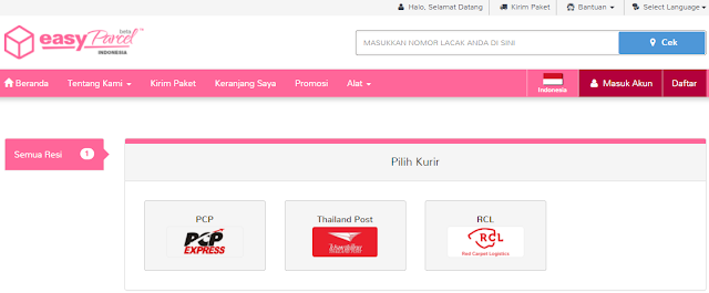 Cara Cek Resi EasyParcel