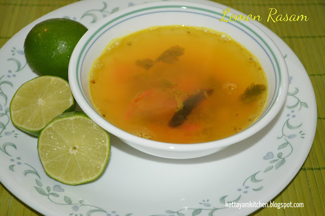 Lime/Lemon Rasam recipe#Lemon/Lime soup recipe