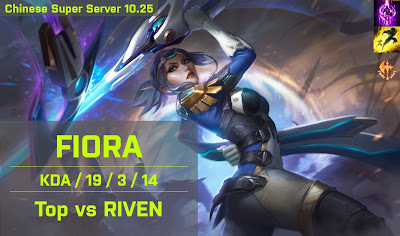 Fiora Top vs Riven - CN Super Server 10.25