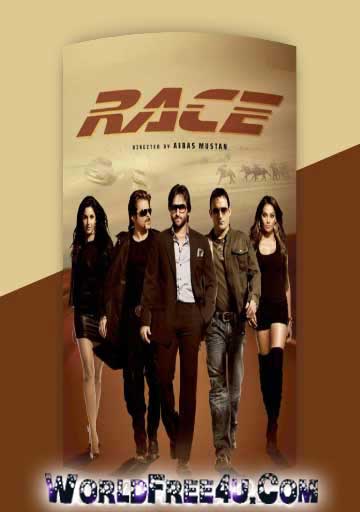 Watch Online Bollywood Movie Race 2008 300MB BRRip 480P Full Hindi Film Free Download At WorldFree4u.Com