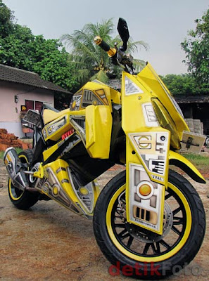 Modifikasi Yamaha Mio Bumblebee 2010