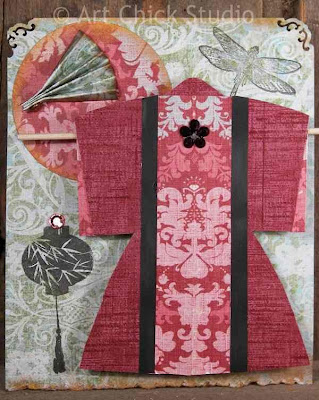 Fan and Kimono Paper Arts