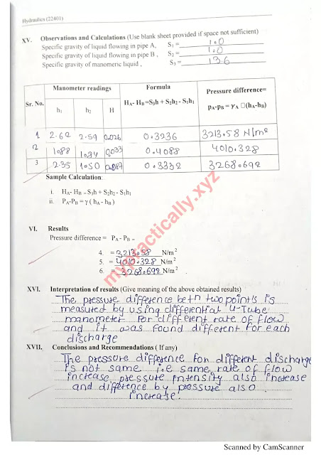 Hydraulics lab manual answers