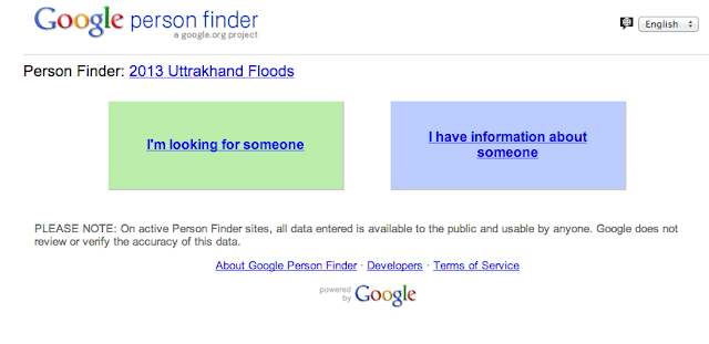 Google People Finder