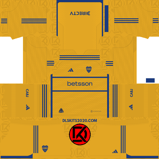 CA Boca Juniors DLS Kits 2023-2024 Adidas - Dream League Soccer All Kits Released (Away)