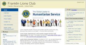 Announcement from Franklin Lions Club