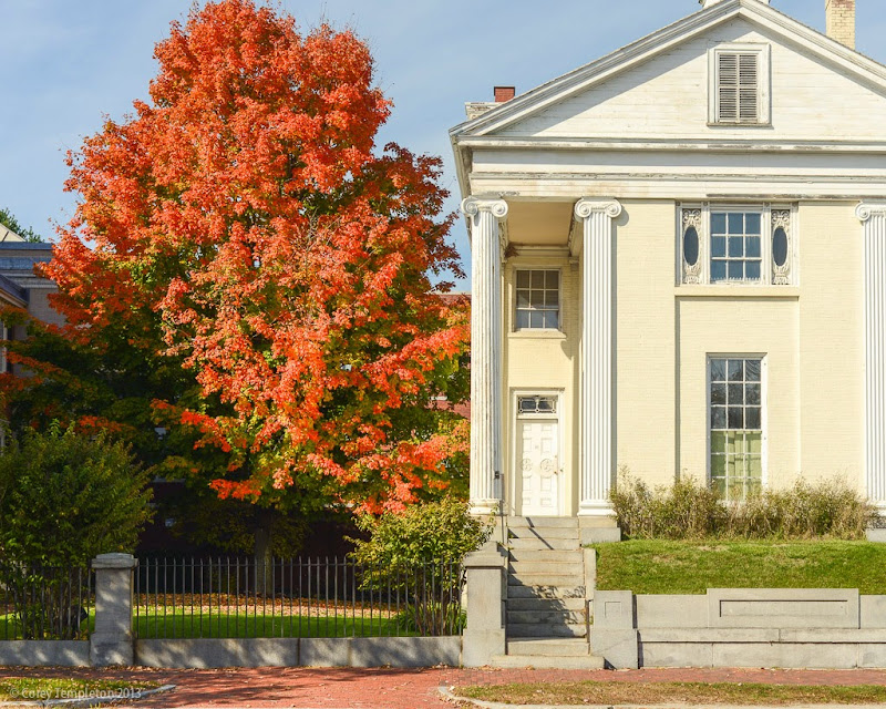 Portland Museum of Art and Fall Foliage. Portland, Maine photography by Corey Templeton.