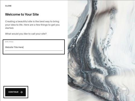 how to create a website in squarespace