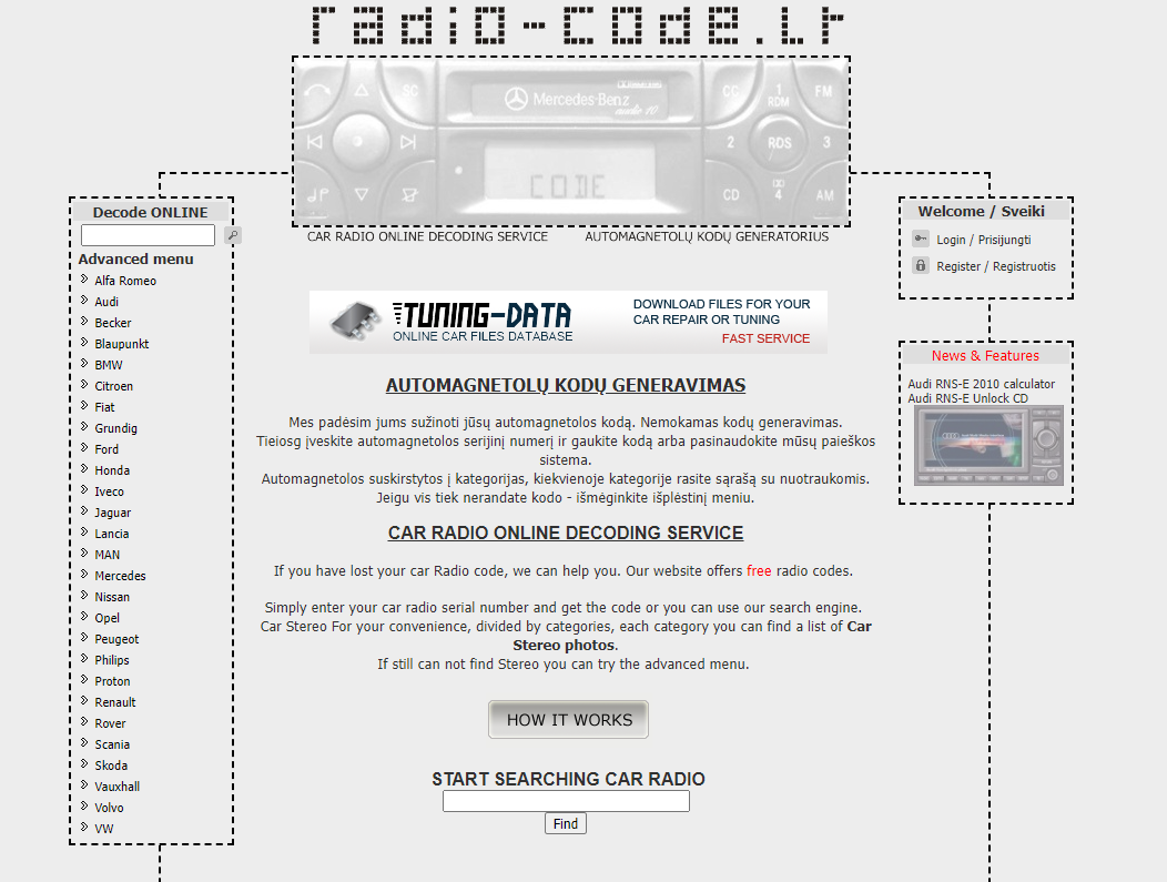 Radio Code kostenlos