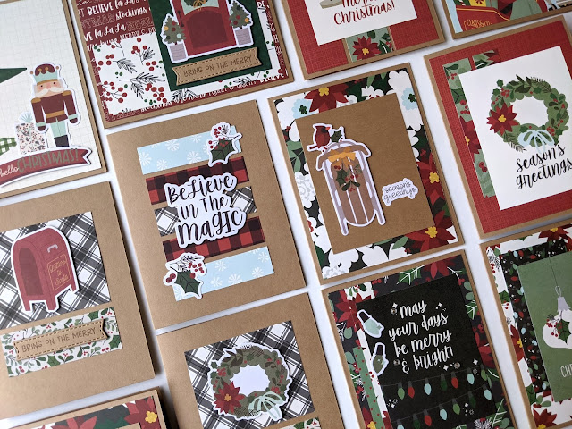 Simple Stories Jingle All the Way Christmas Cards by Jess Crafts