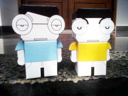 Bottlesmoker Paper Toy