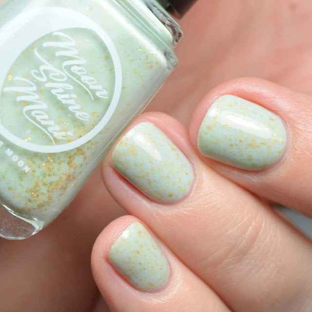 dusty mint green nail polish