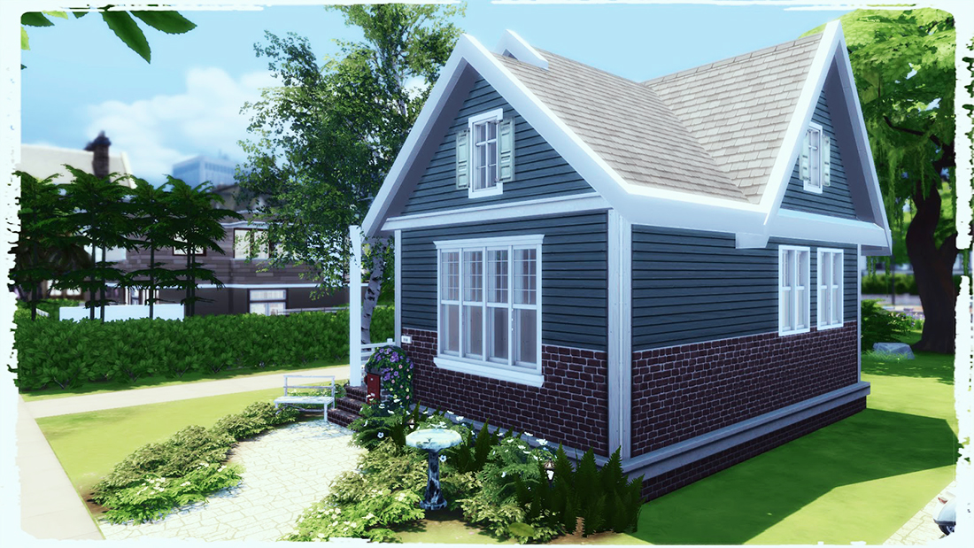 Small Suburban House | Sims 4 Houses