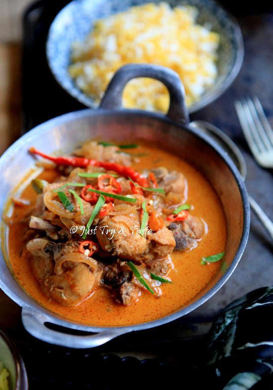 Resep Kari Ayam Merah a la Thai  Just Try & Taste