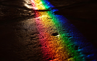 rainbow reflection hd background for photoshop