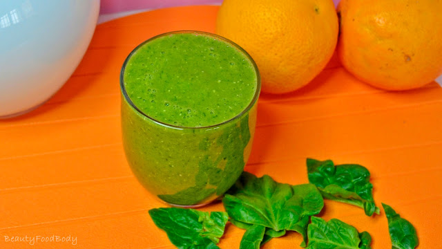 receta smoothie batido verde saciante hierro anemia