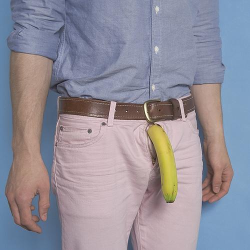 matthew nicholson fotografia divertida comida pornográfica banana calça
