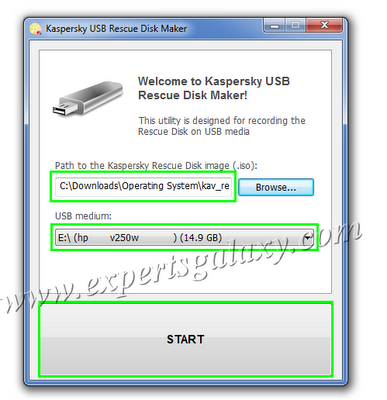 Create USB Rescue Disk