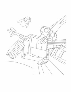 Disney Pixar Wall-E coloring pages