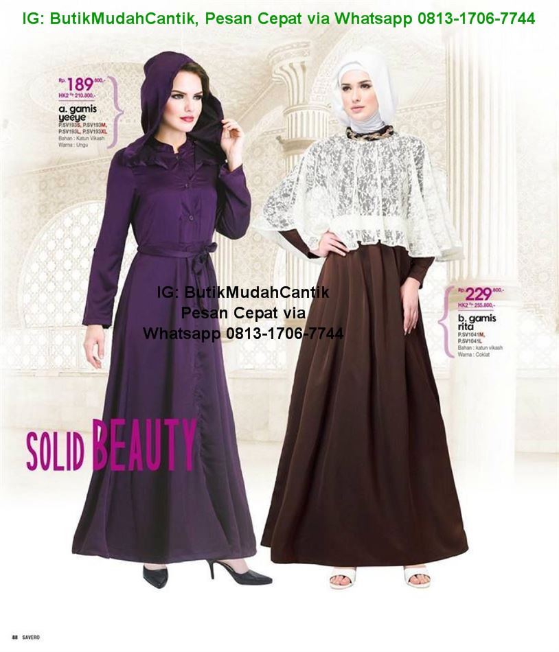 GAMIS KANTOR - Baju Kerja Muslim - Savero Fashion by Rika 