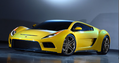 Yellow Exotic Car