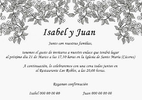 invitaciones de boda Celebraciones Especiales Miriam LM