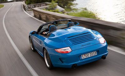 2011 Porsche 911 Speedster Rear Top View