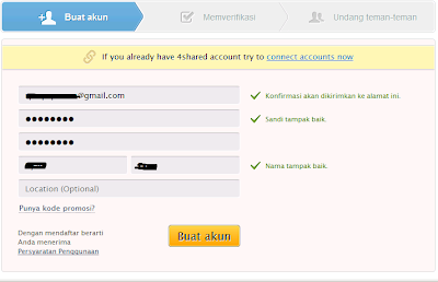 Daftar Akun 4Shared