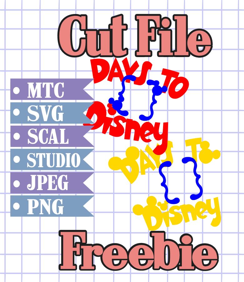 Download The Scrapoholic : 25 Days Free MTC & SVG Cut Files! Day #16 {Disney}