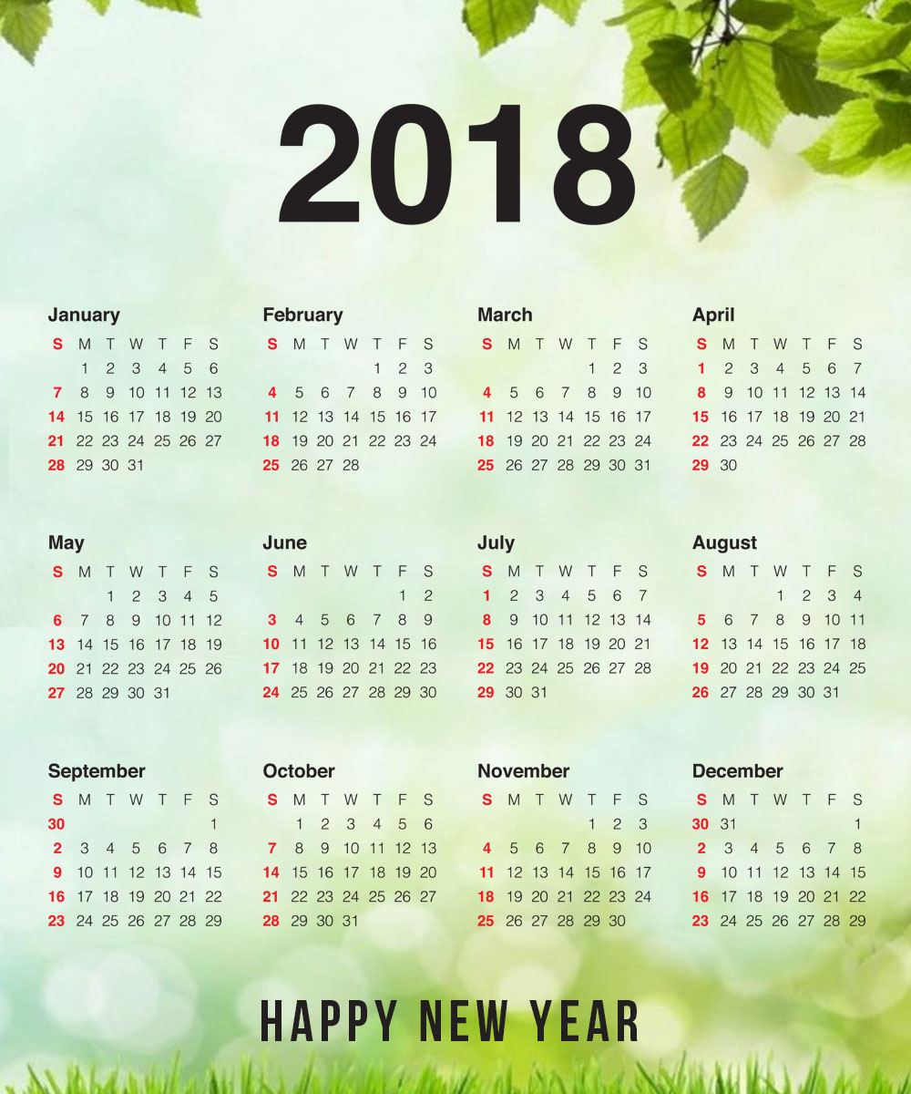 calender yearly