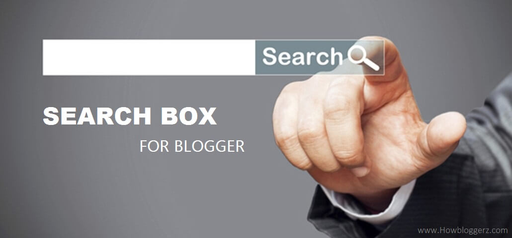 Search boxes for blogger