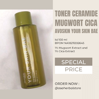 Toner Ceramide Mugwort Cica Avoskin