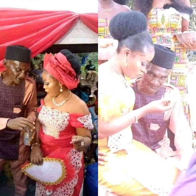 Nigerian Lady Weds a Man Same age with her Grandfather.! Is This Love? 