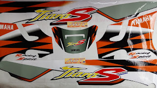 STRIPING YAMAHA TIARA ORANGE PRINTING