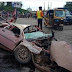 Four Dead As Trailer Crushes Micra,Motorcycles in Ibadan (photos)