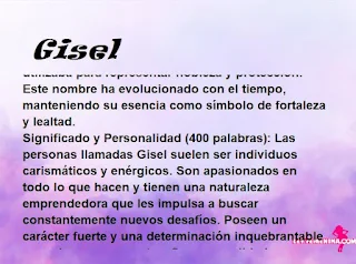 significado del nombre Gisel