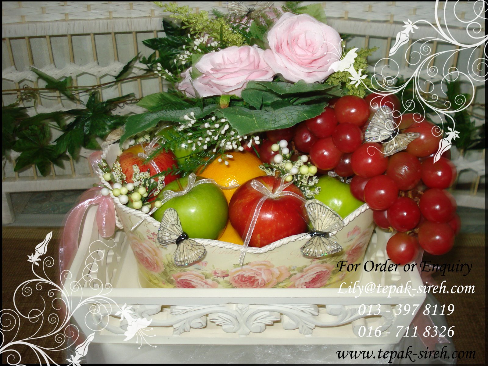 Contoh Hantaran Buah Buahan - Contoh O