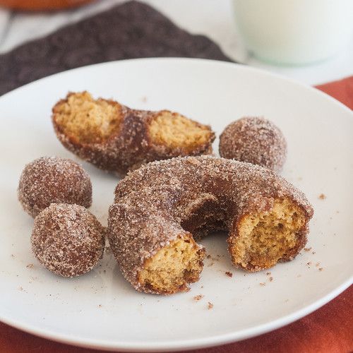 Cinnamon-Sugar Gingerbread Doughnuts