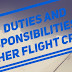 DUTIES AND RESPONSIBILITIES OF OTHER FLIGHT CREW