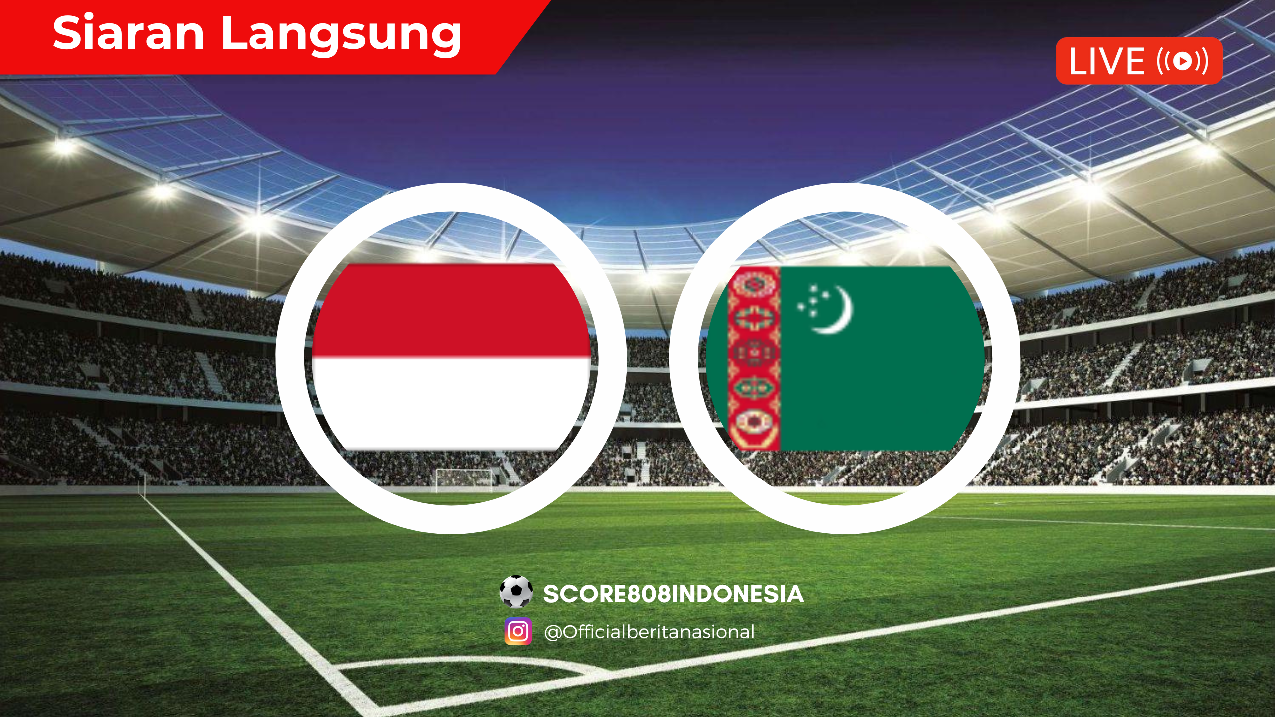 Indonesia vs Turkmenistan