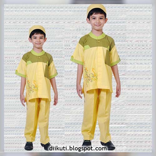  Baju Kaos dan Kemeja Busana Muslim Anak Anak Trendy