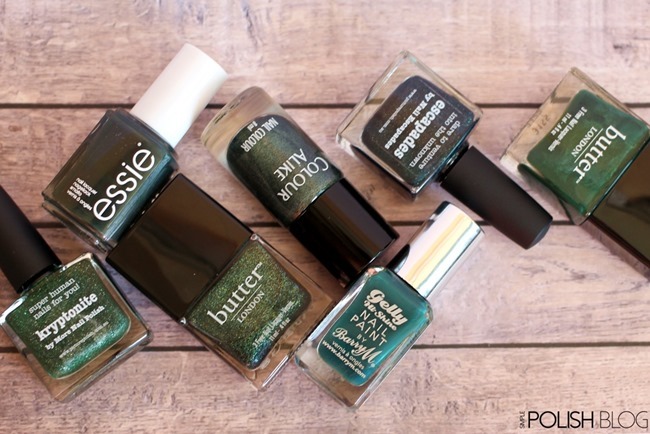 7-Shades-of-Green-Nailpolish-3