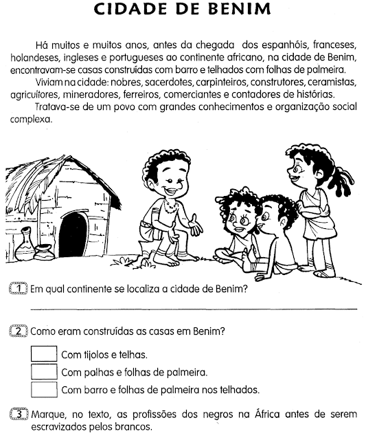 Atividades Consciência Negra ensino fundamental imprimir