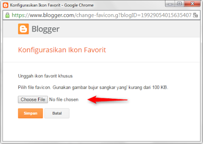 Cara Mudah Mengganti Favicon di Blogger