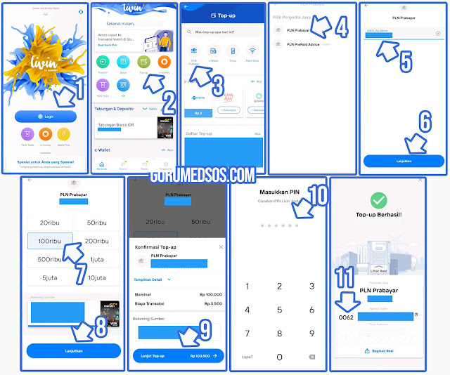 Cara Beli Token Listrik di Mobile Banking Mandiri