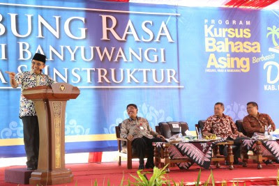 Tingkatkan SDM Bupati Buka Kursus Bahasa Asing Gratis Banyuwangi 