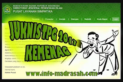  Juknis inilah yang menciptakan Simpatika harus me Juknis TPG 2017 Kemenag (Update)