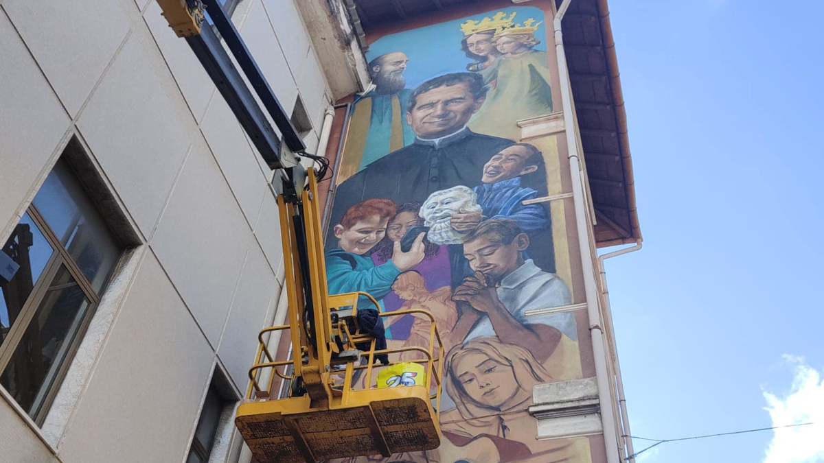 murales Salesiani Catania San Don Giovanni Bosco