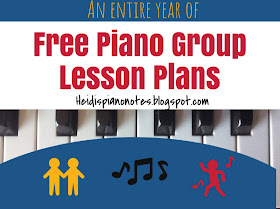 teaching piano free piano group lesson plans heidispianonotes piano group activities